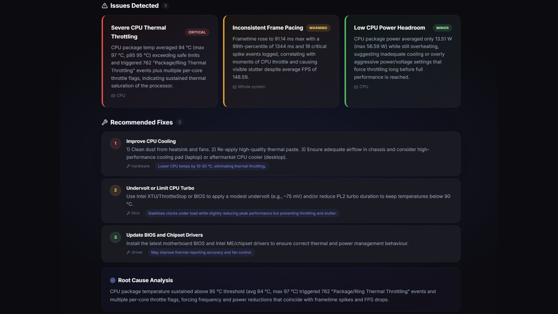 HWiNFO Analysis — interactive charts